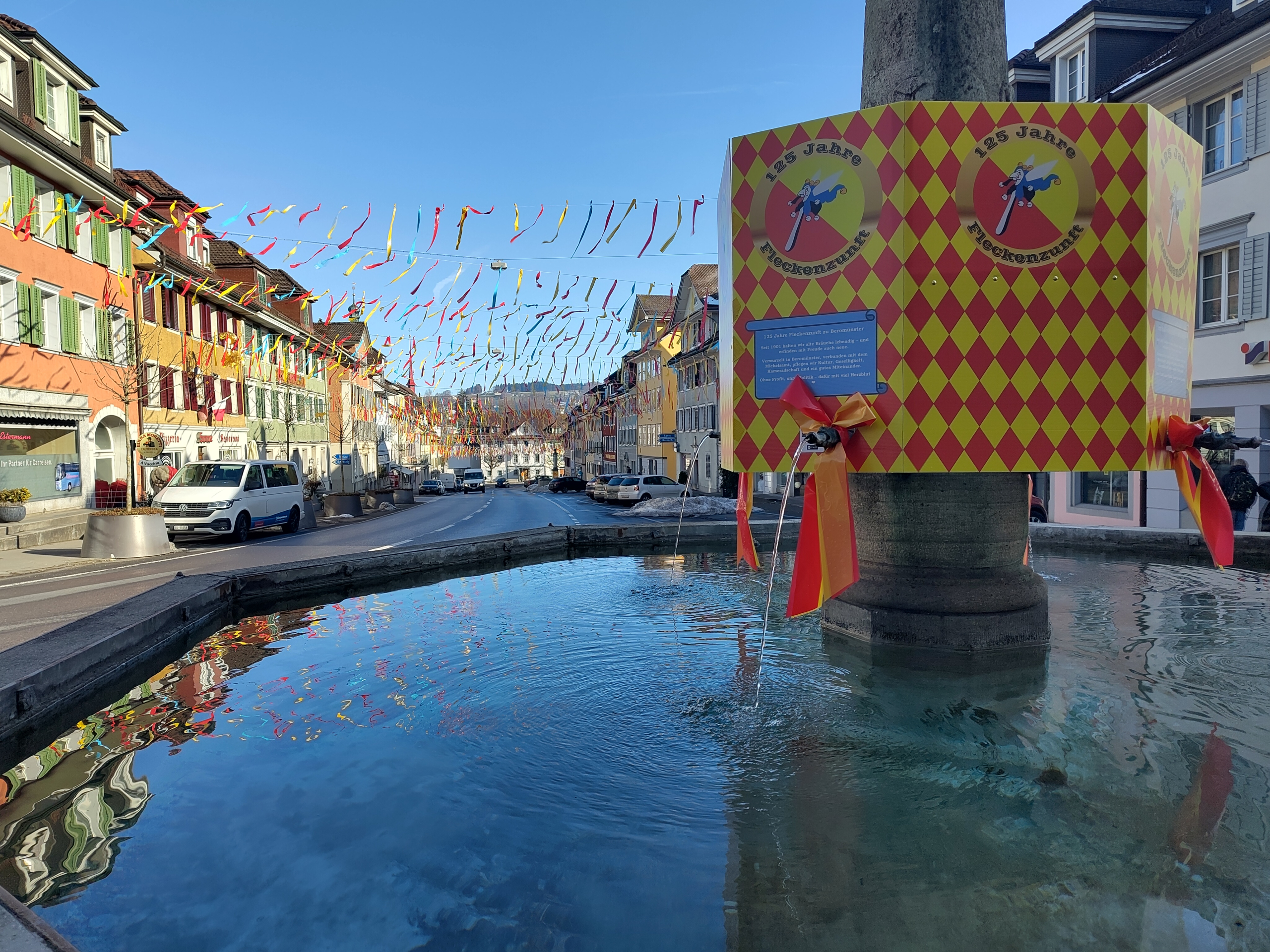 Brunnen Flecken Fasnacht